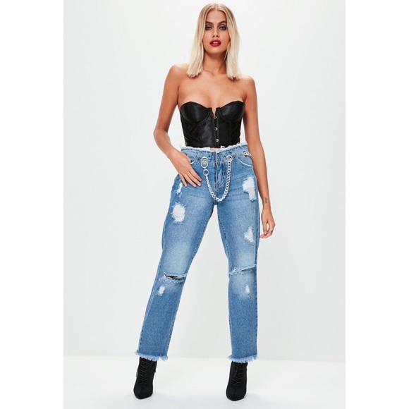 chain belt jeans